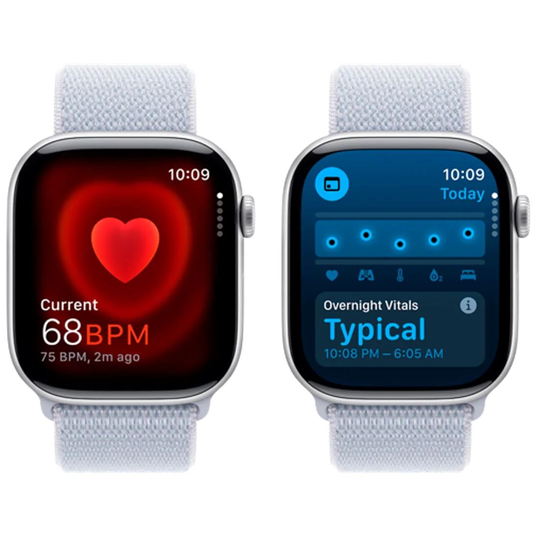 Pametni sat APPLE Watch S10 46mm Silver, Light Blue Nylon Strap (MWWN3QF/A)