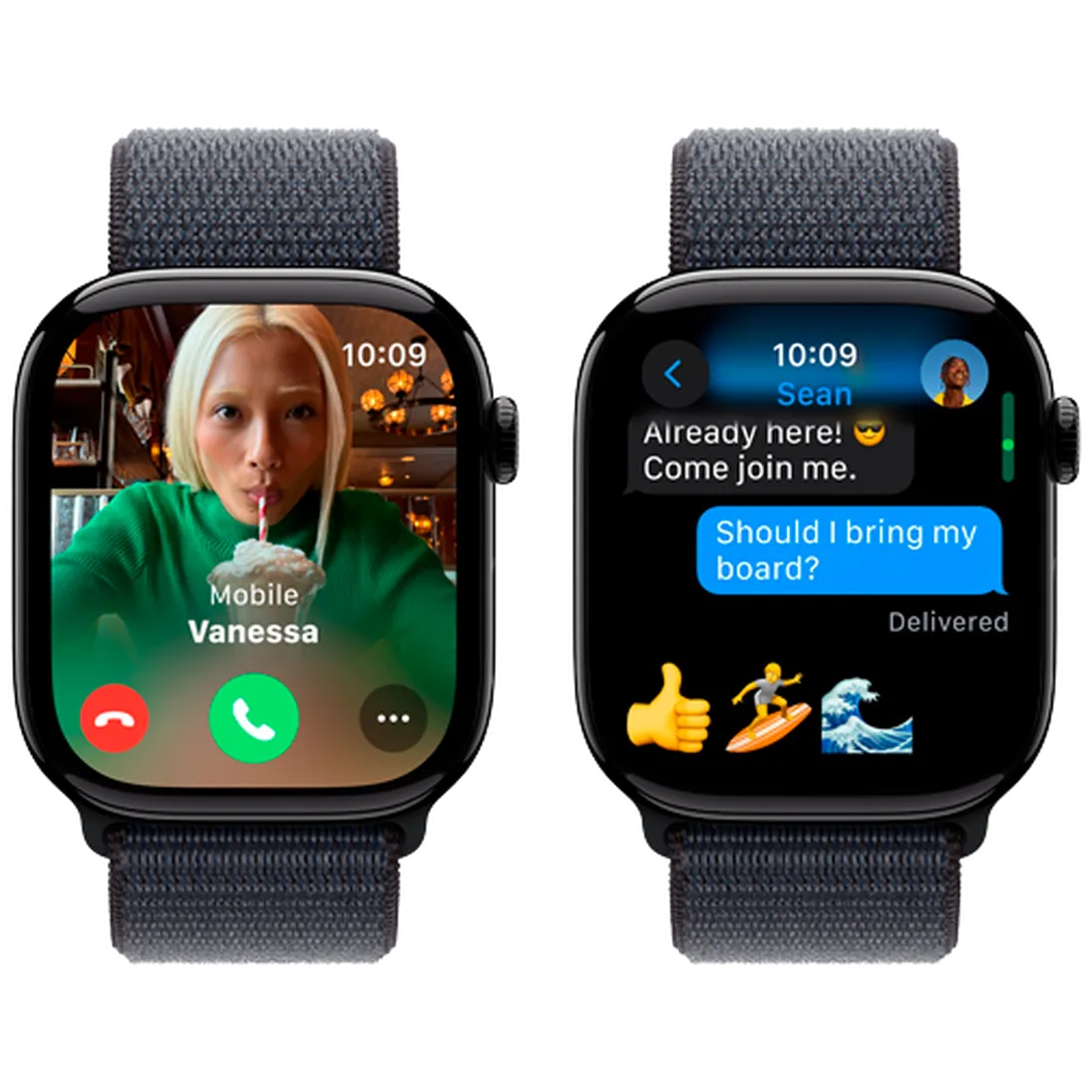 Pametni sat APPLE Watch S10 46mm Black, Black Nylon Strap (MWWR3QF/A)