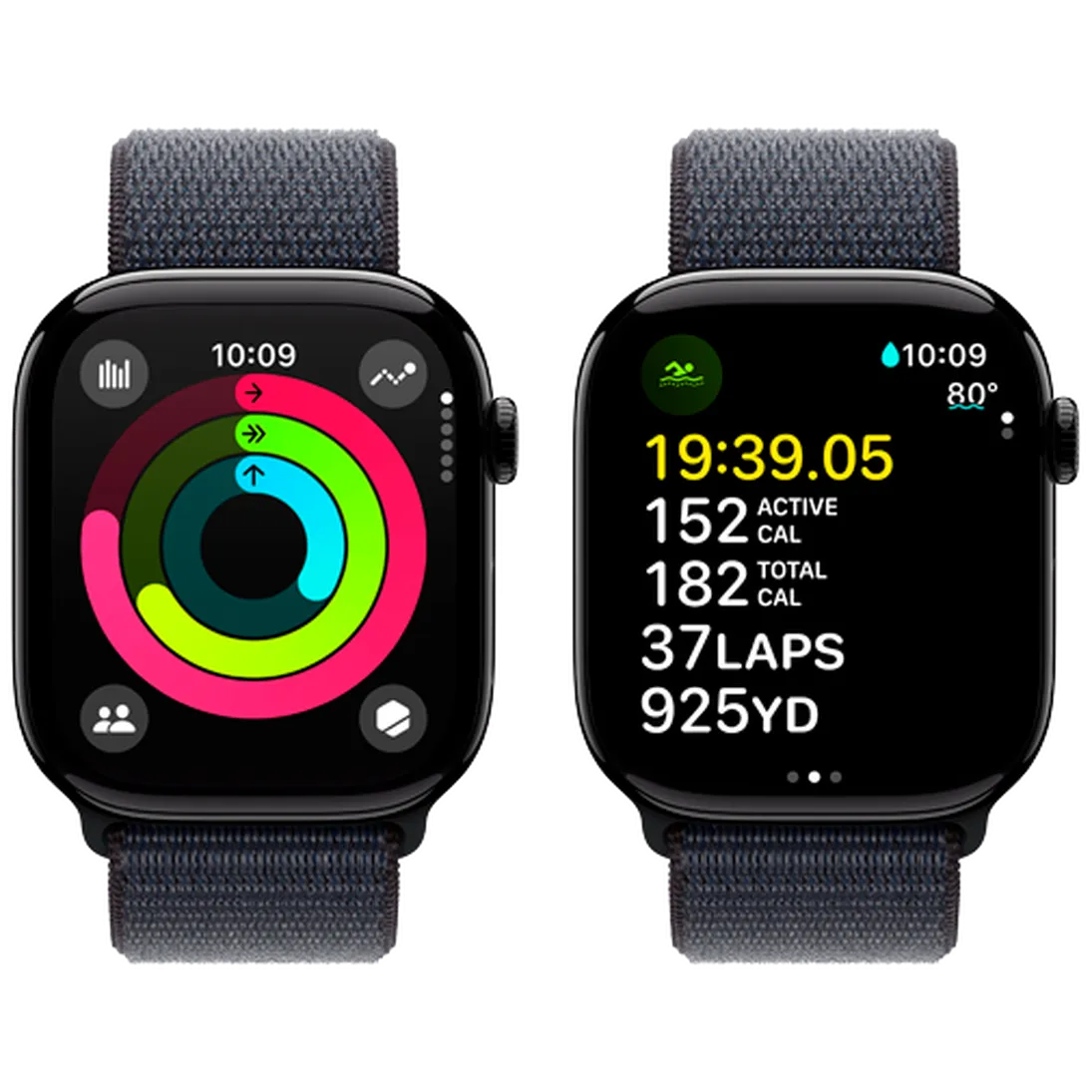 Pametni sat APPLE Watch S10 46mm Black, Black Nylon Strap (MWWR3QF/A)