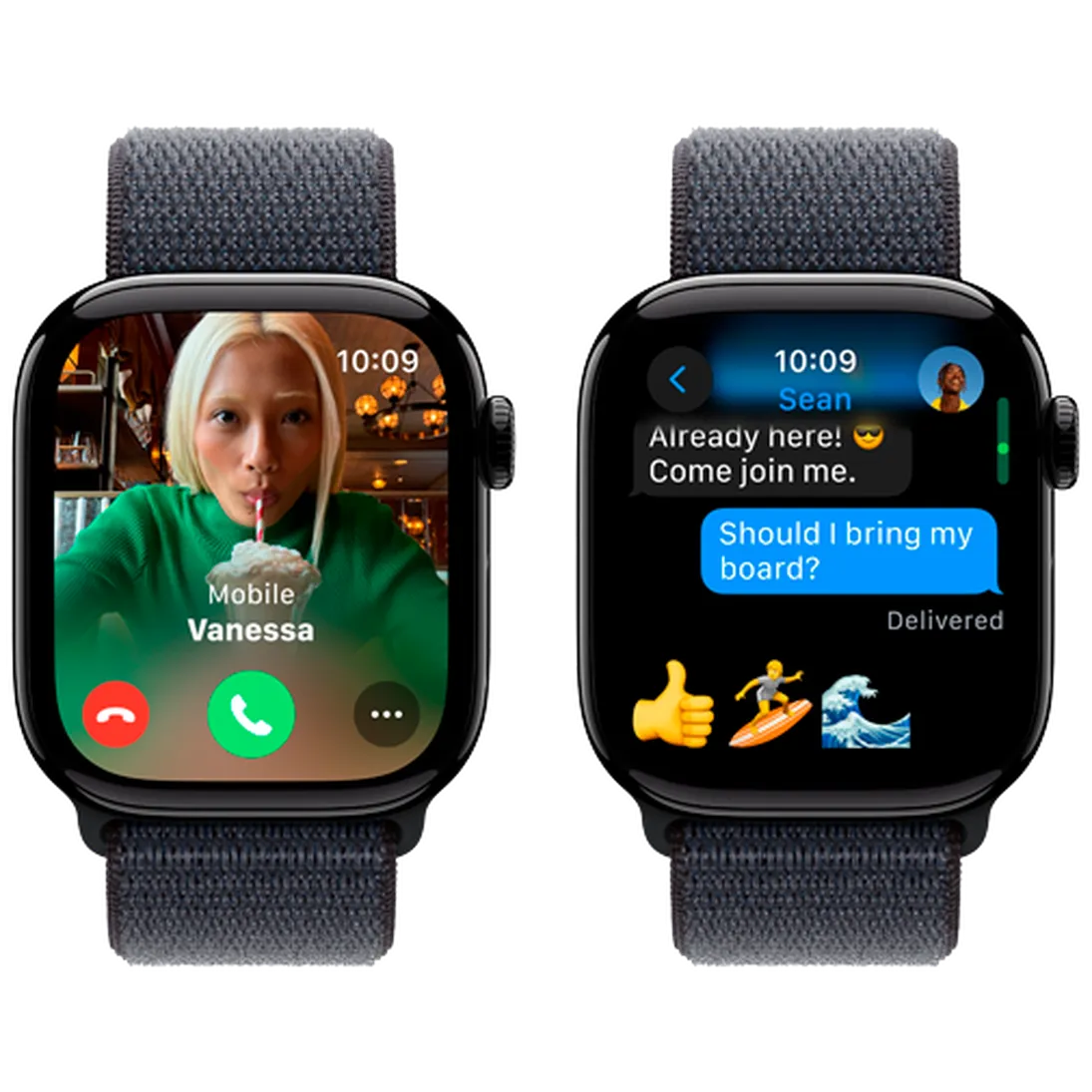 Pametni sat APPLE Watch S10 4G 42mm Black, Black Nylon Strap (MWX83QF/A)