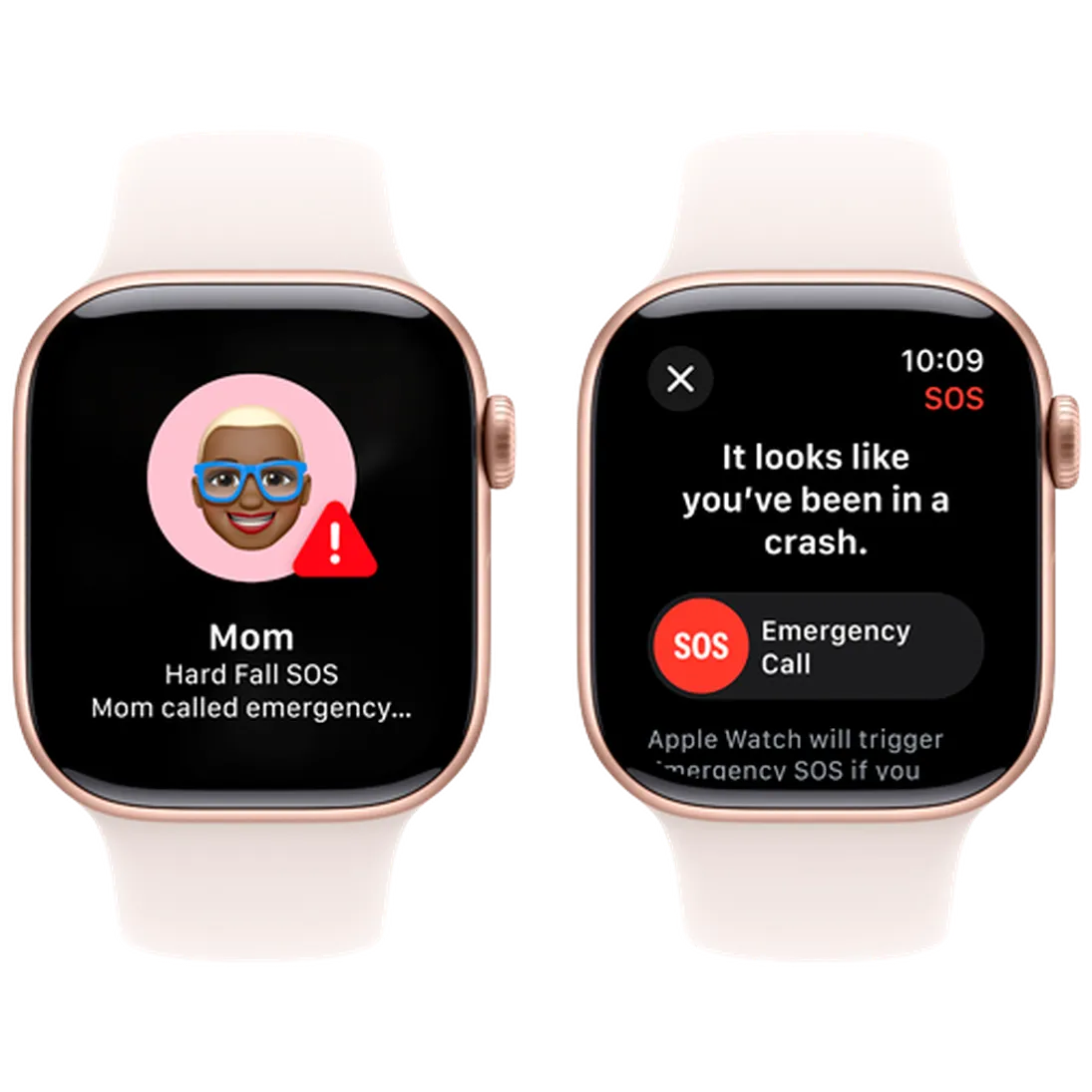 Pametni sat APPLE Watch S10 4G 42mm Gold, Rose Rubber Strap S/M (MWX93QF/A)