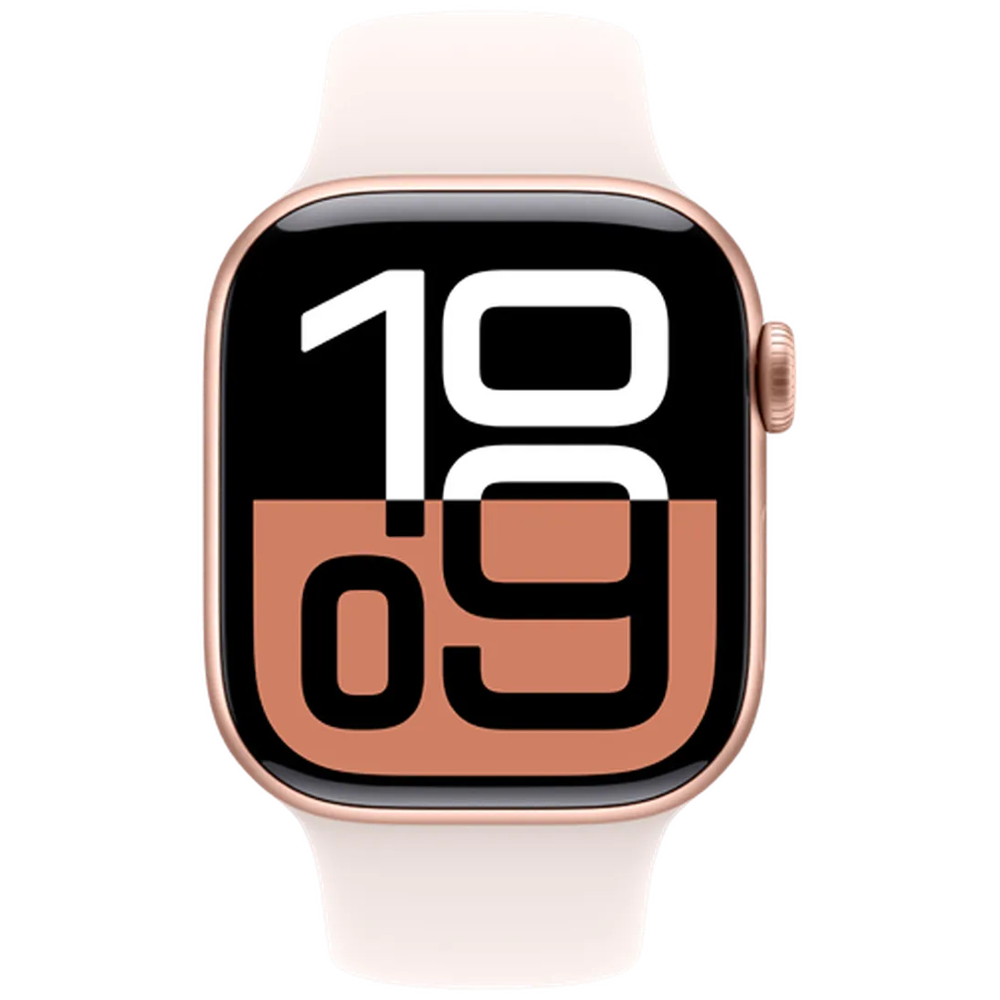 Pametni sat APPLE Watch S10 4G 42mm Gold, Rose Rubber Strap S/M (MWX93QF/A)