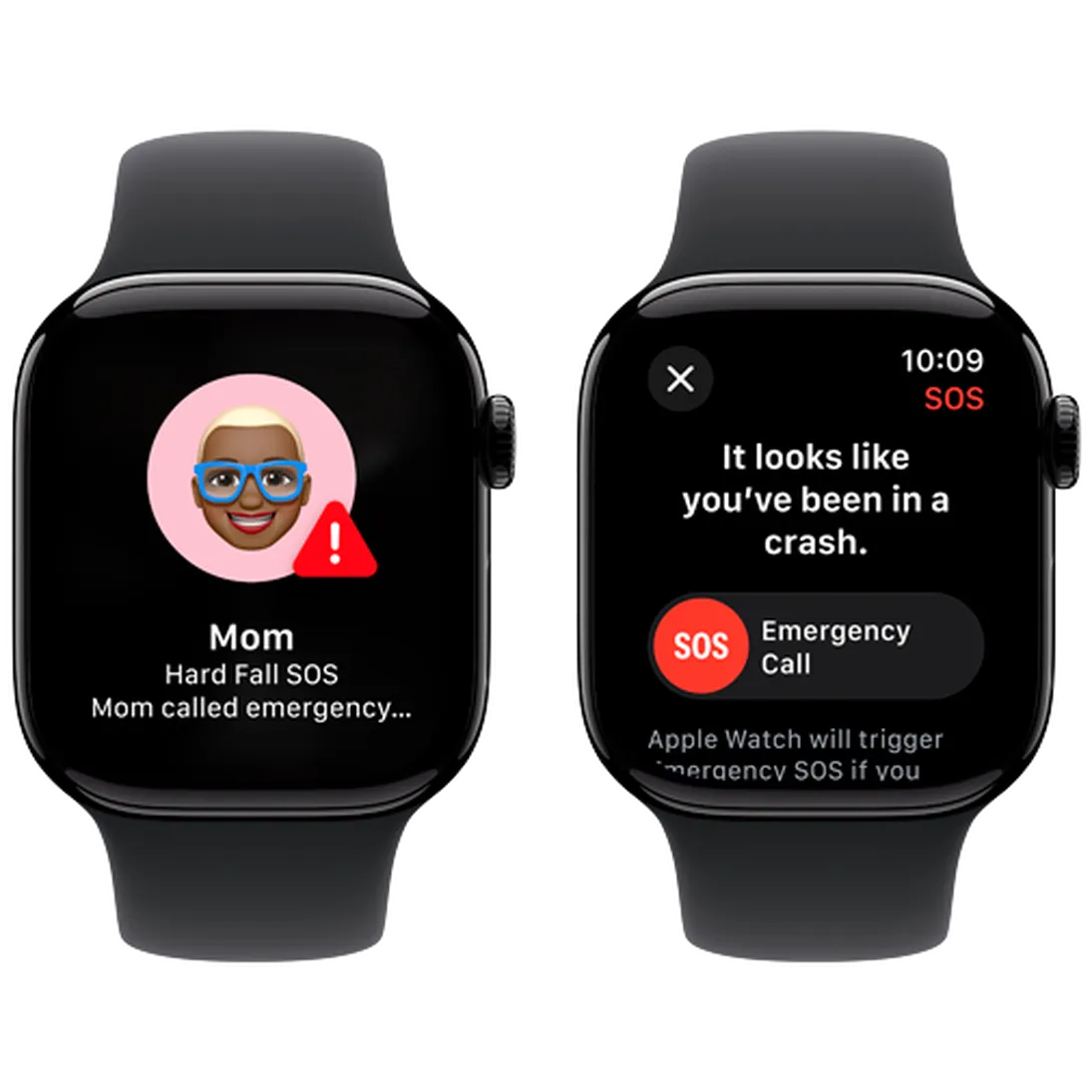Pametni sat APPLE Watch S10 4G 42mm Black, Black Rubber Strap M/L (MWX73QF/A)