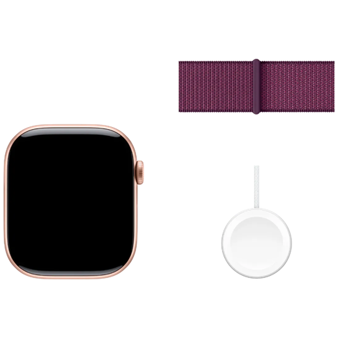 Pametni sat APPLE Watch S10 4G 46mm Gold, Purple Nylon Strap (MWY83QF/A)