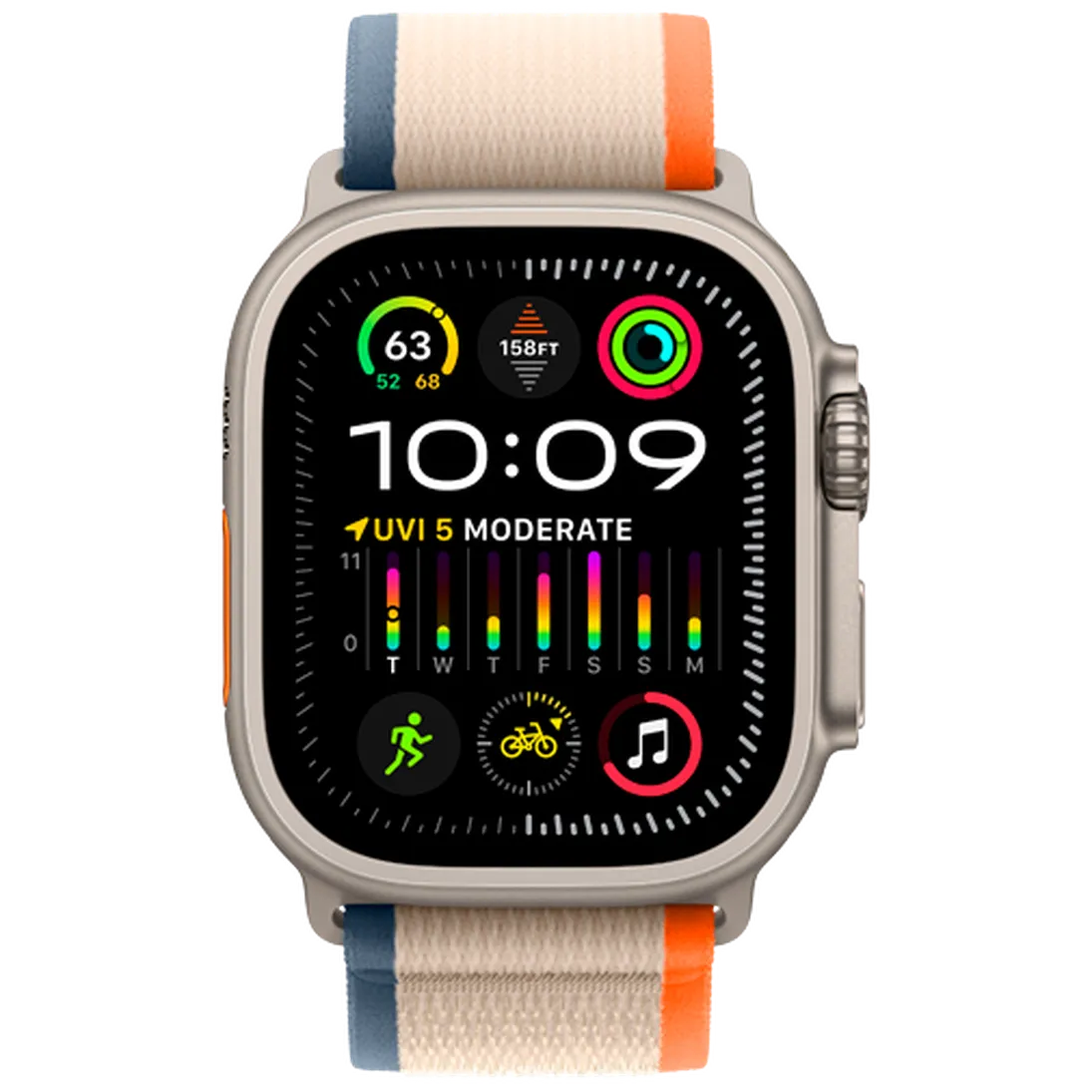Pametni sat APPLE Watch Ultra 2, Beige Fabric Strap S/M (MRF13NF/A)