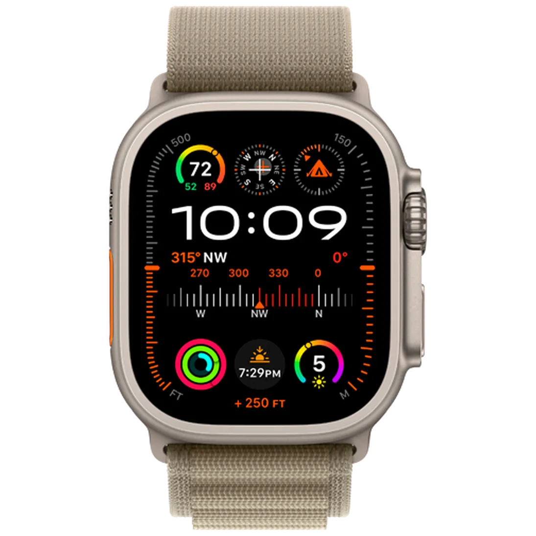Pametni sat APPLE Watch Ultra 2, Green Nylon Strap S (MREX3NF/A)
