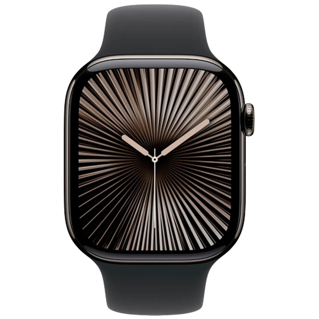 Pametni sat APPLE Watch S10 4G 46mm Slate Titanium, Black Rubber Strap S/M (MWYD3QF/A)