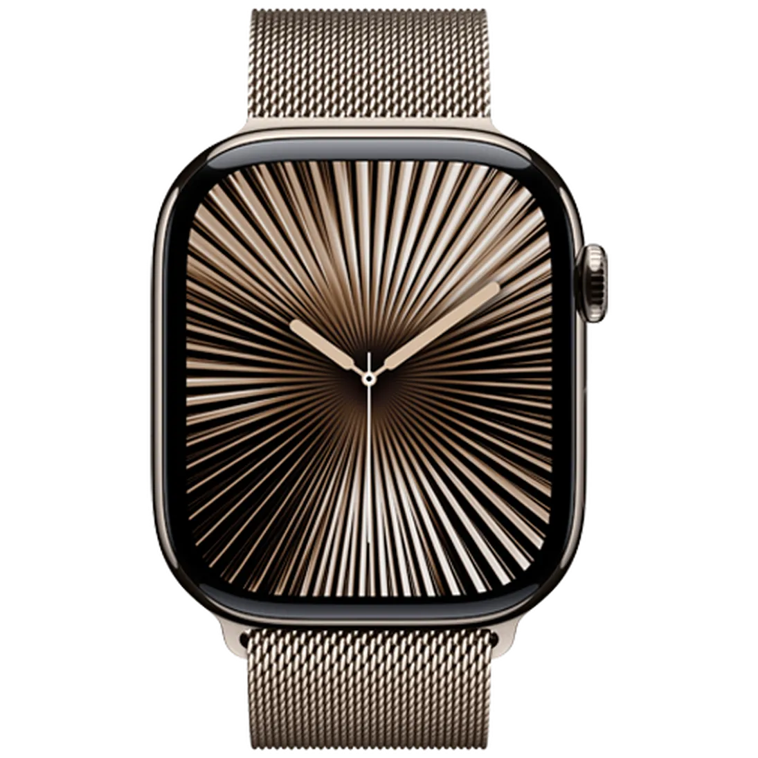 Pametni sat APPLE Watch S10 4G 46mm Natural Titanium, Beige Milanese Strap S/M (MC7Q4QF/A)
