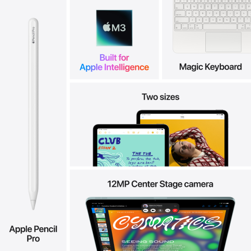 Tablet APPLE iPad Air (2025) 7Gen 13", 1TB, M3, Space Grey (MCQ04)