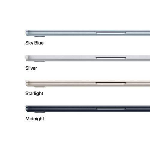 Laptop APPLE MacBook Air (2025) 13.6", M4, 10C/8G, 16/256GB, Starlight, IT KB (MW0Y3)