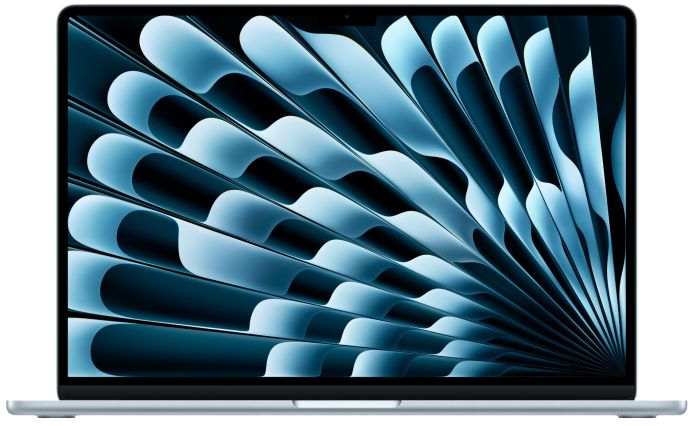 Laptop APPLE MacBook Air (2025) 15.3", M4, 10C/10G, 16/256GB, Sky Blue, IT KB (MC7A4)