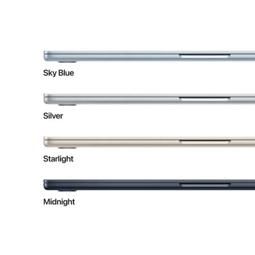 Laptop APPLE MacBook Air (2025) 15.3", M4, 10C/10G, 24/512GB, Silver, IT KB (MC6J4)