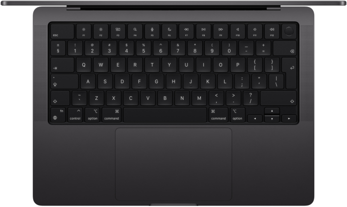 Laptop APPLE MacBook Pro (2024) 14", M4 10C/10G, 24/1TB, Space Black, IT KB (MCX04)