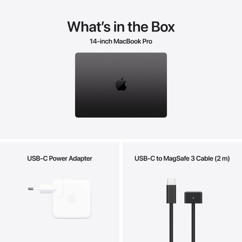 Laptop APPLE MacBook Pro (2024) 14", M4 10C/10G, 24/1TB, Space Black, IT KB (MCX04)