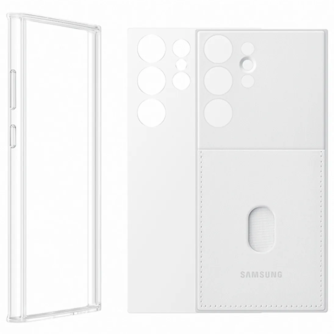 Maskica SAMSUNG Frame Cover za SAMSUNG Galaxy S23 Ultra, bijela (EF-MS918CWEGWW)