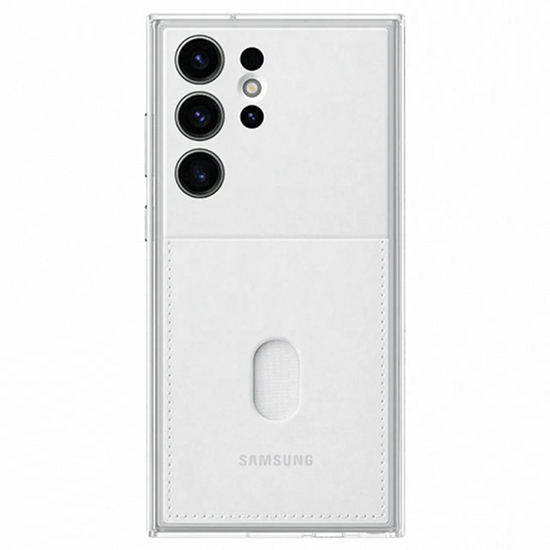 Maskica SAMSUNG Frame Cover za SAMSUNG Galaxy S23 Ultra, bijela (EF-MS918CWEGWW)