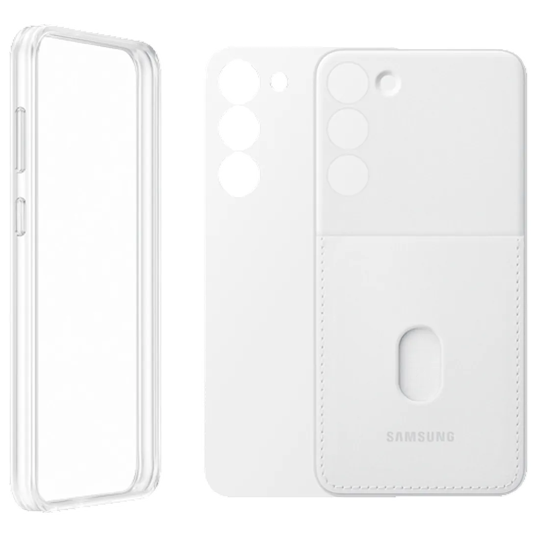 Maskica SAMSUNG Frame Cover za SAMSUNG Galaxy S23+, bijela (EF-MS916CWEGWW)