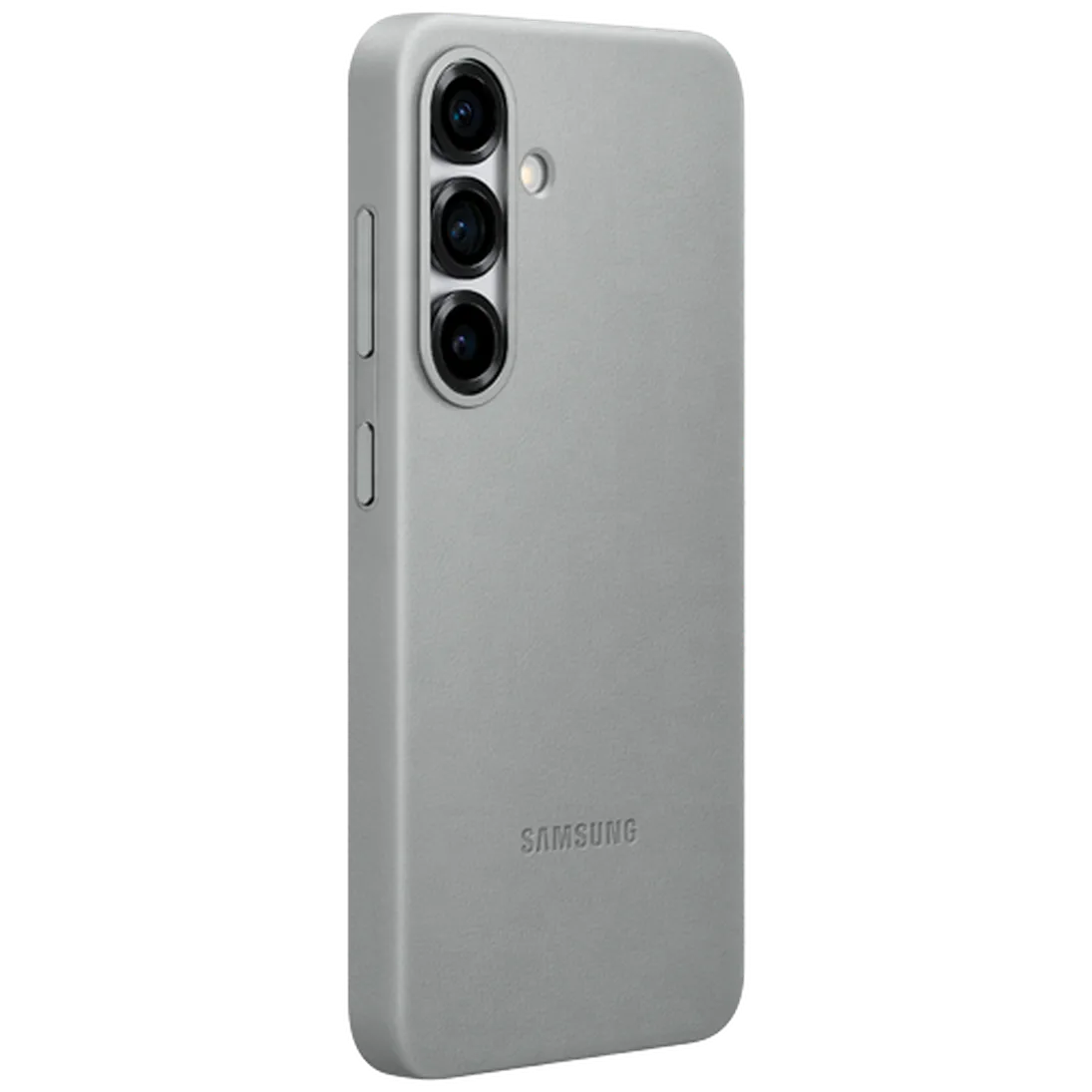 Maskica SAMSUNG Kindsuit Pu-Leather Back Cover za SAMSUNG Galaxy S25, siva (EF-VS931PJEGWW)