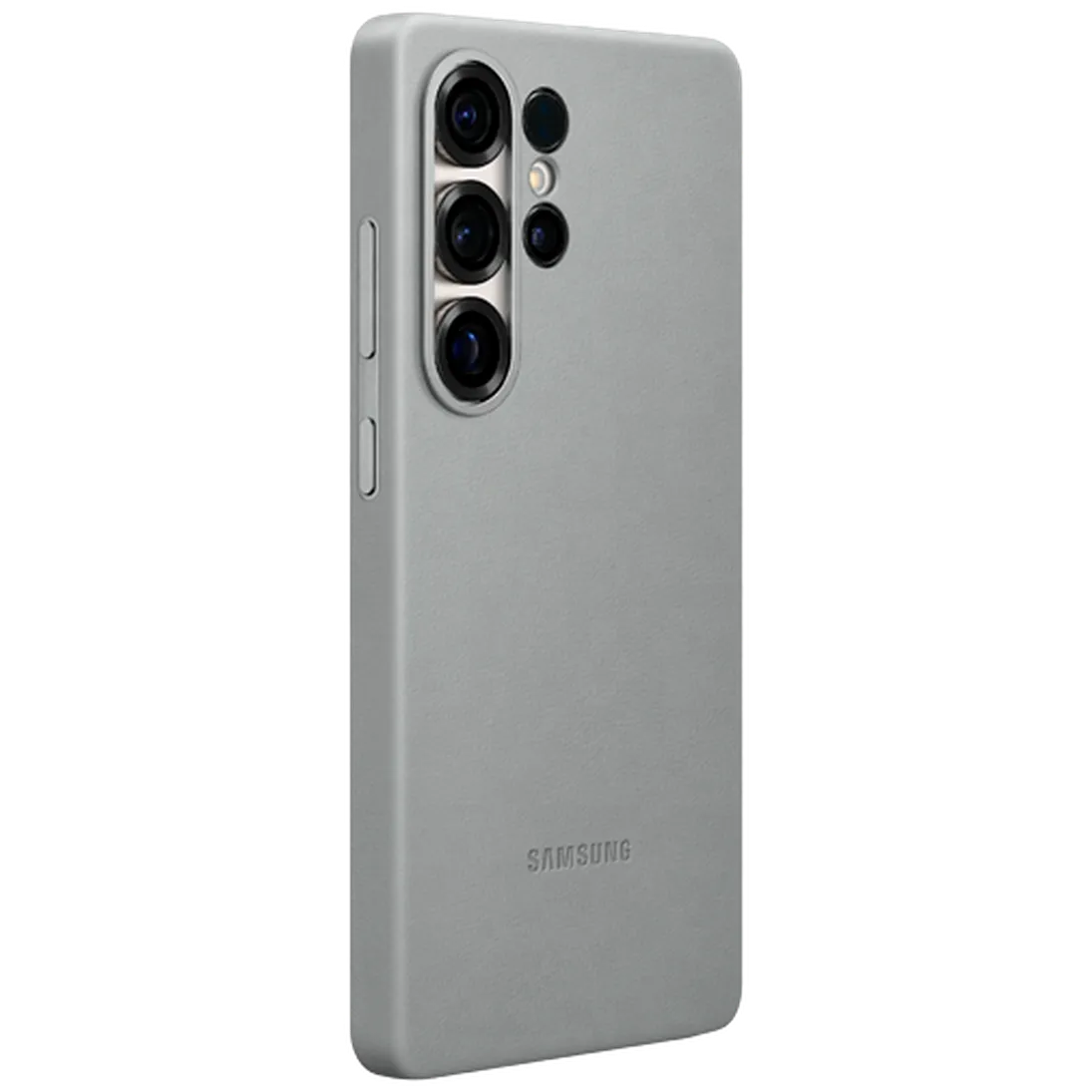 Maskica SAMSUNG Kindsuit Pu-Leather Back Cover za SAMSUNG Galaxy S25 Ultra, siva (EF-VS938PJEGWW)