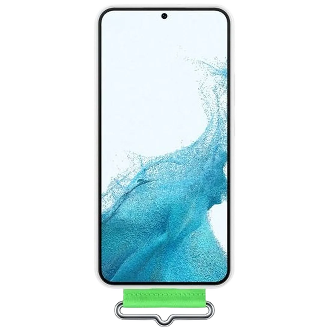Maskica SAMSUNG Silicone Back Cover, s remenom, za SAMSUNG Galaxy S22+, bijela (EF-GS906TWEGWW)