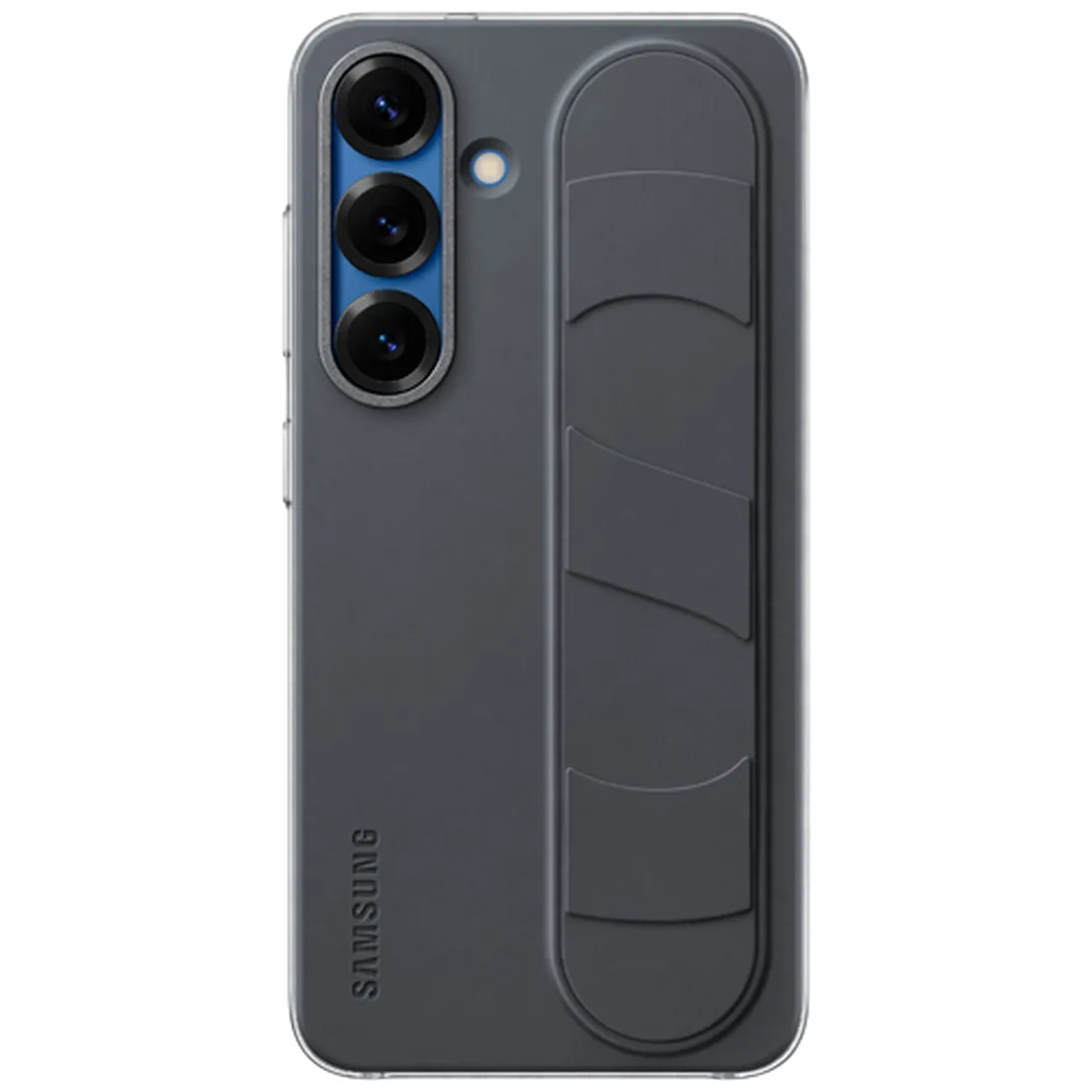 Maskica SAMSUNG Standing Grip Silicone Back Cover za SAMSUNG Galaxy S25, crna (EF-GS931CBEGWW)