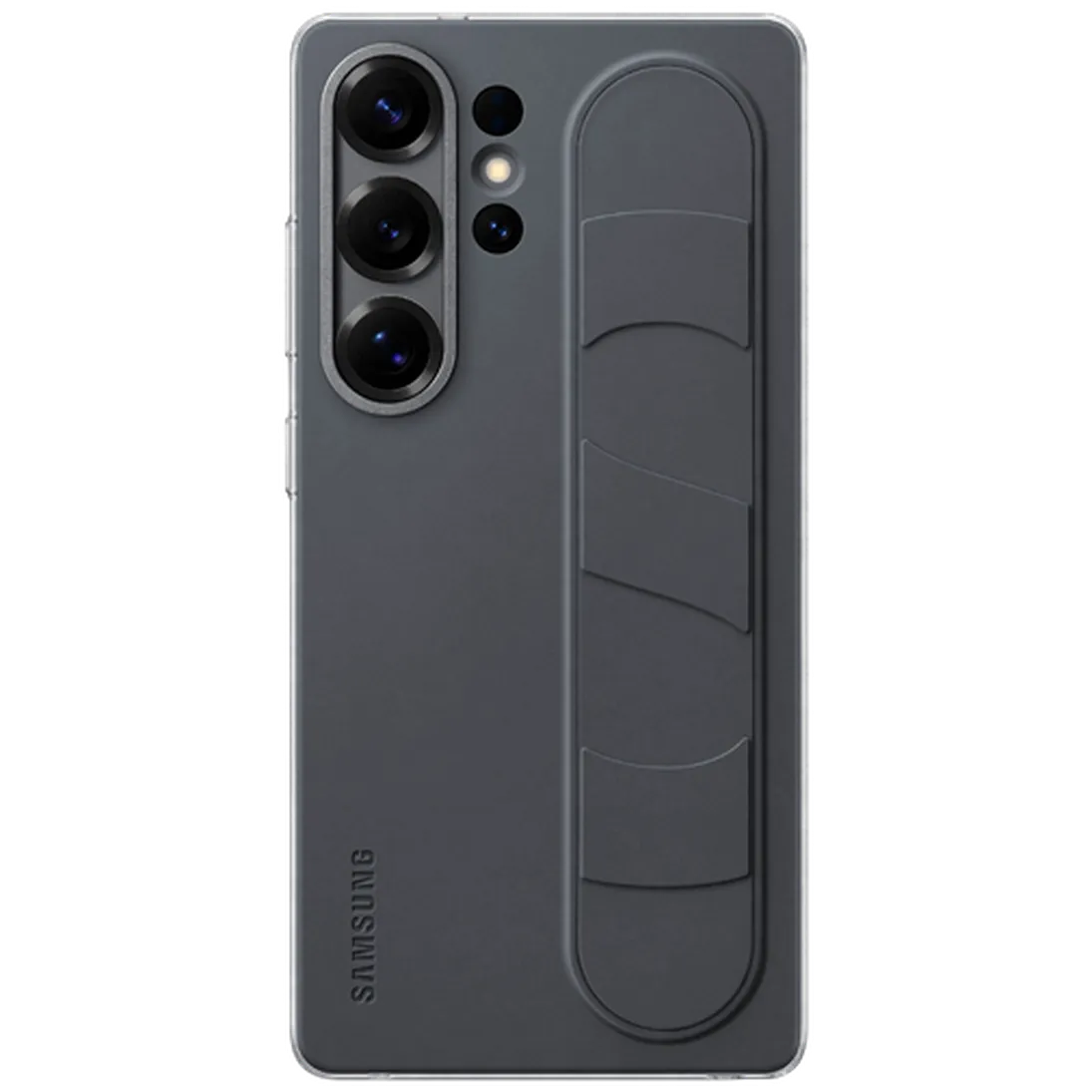 Maskica SAMSUNG Standing Grip Silicone Back Cover za SAMSUNG Galaxy S25 Ultra, crna (EF-GS938CBEGWW)