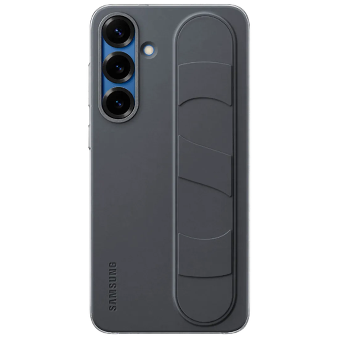 Maskica SAMSUNG Standing Grip Silicone Back Cover za SAMSUNG Galaxy S25+, crna (EF-GS936CBEGWW)