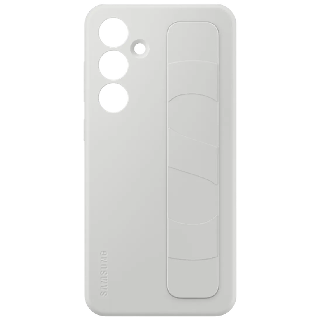 Maskica SAMSUNG Standing Grip Silicone Back Cover za SAMSUNG Galaxy S24 FE, siva (EF-GS721CJEGWW)