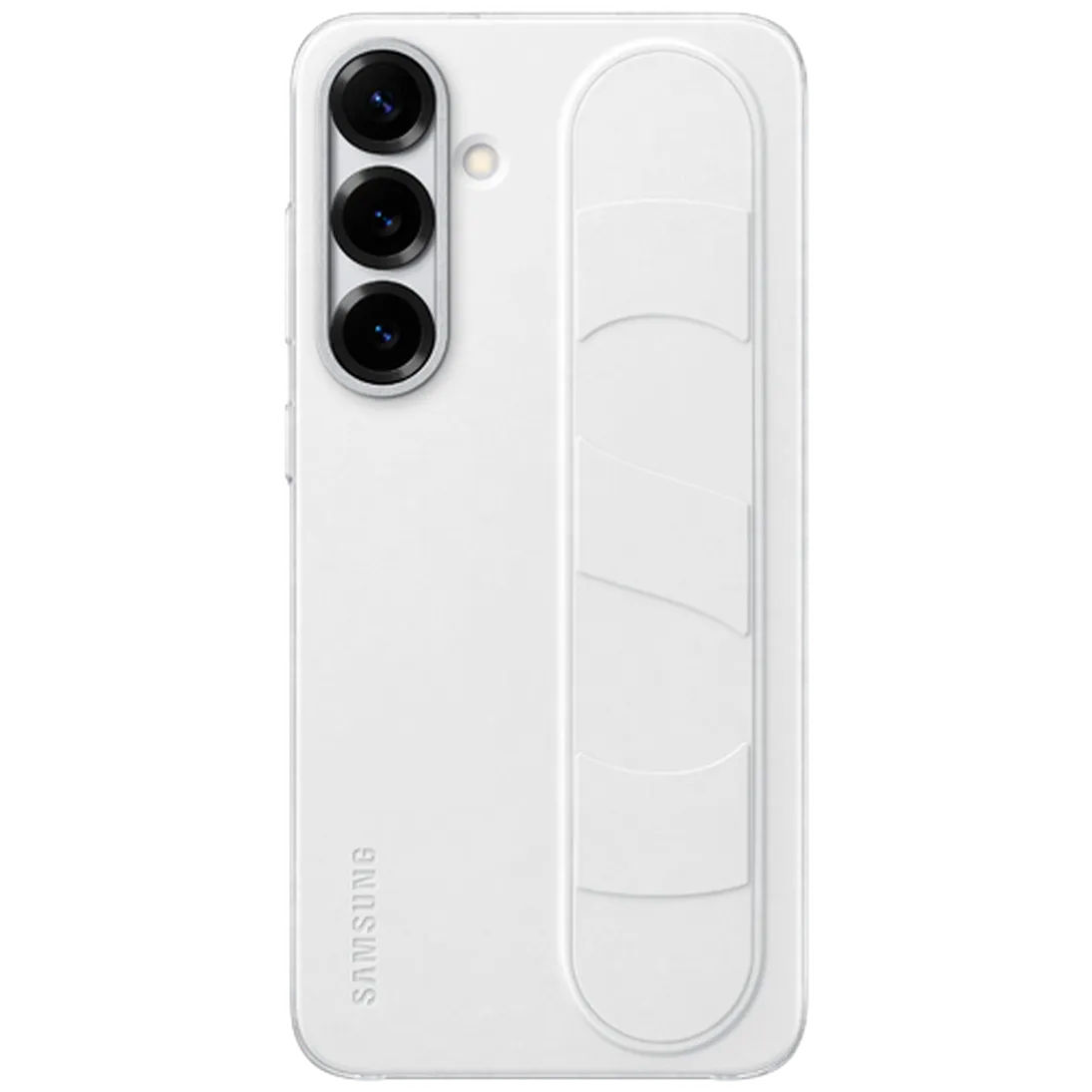 Maskica SAMSUNG Standing Grip Silicone Back Cover za SAMSUNG Galaxy S25+, bijela (EF-GS936CWEGWW)