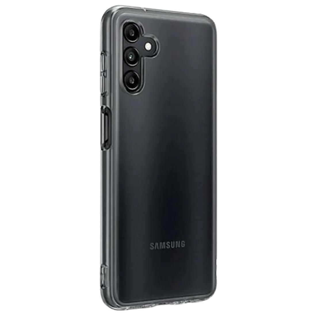 Maskica SAMSUNG TPU Back Cover za SAMSUNG Galaxy A04S, prozirna/crna (EF-QA047TBEGWW)