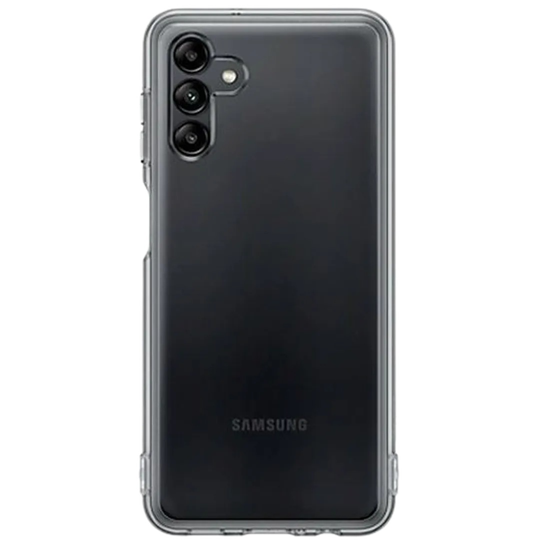 Maskica SAMSUNG TPU Back Cover za SAMSUNG Galaxy A04S, prozirna/crna (EF-QA047TBEGWW)