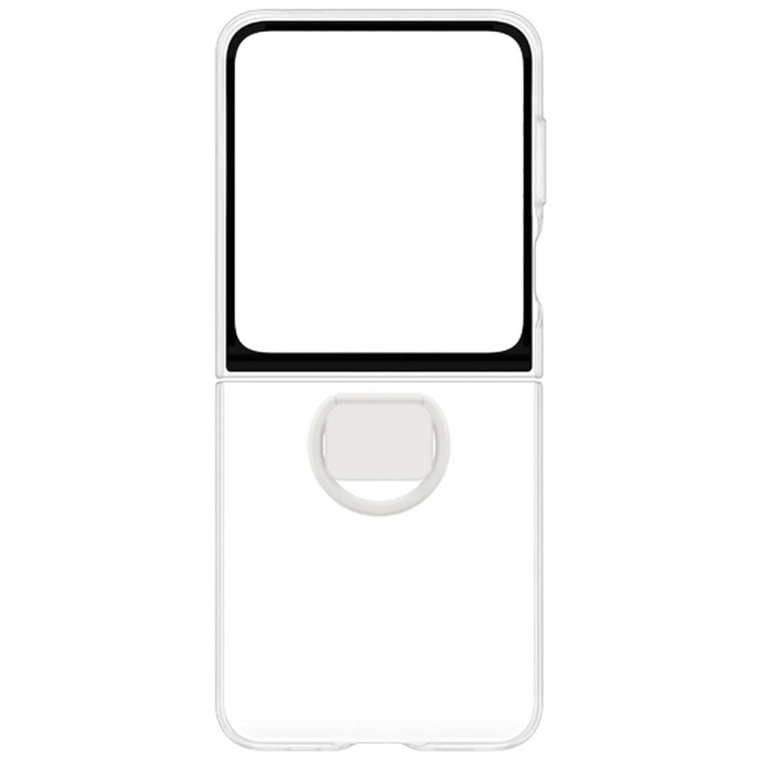 Maskica SAMSUNG TPU Back Cover, s prstenom, za SAMSUNG Galaxy Z Flip 6, prozirna (EF-QF741CTEGWW)