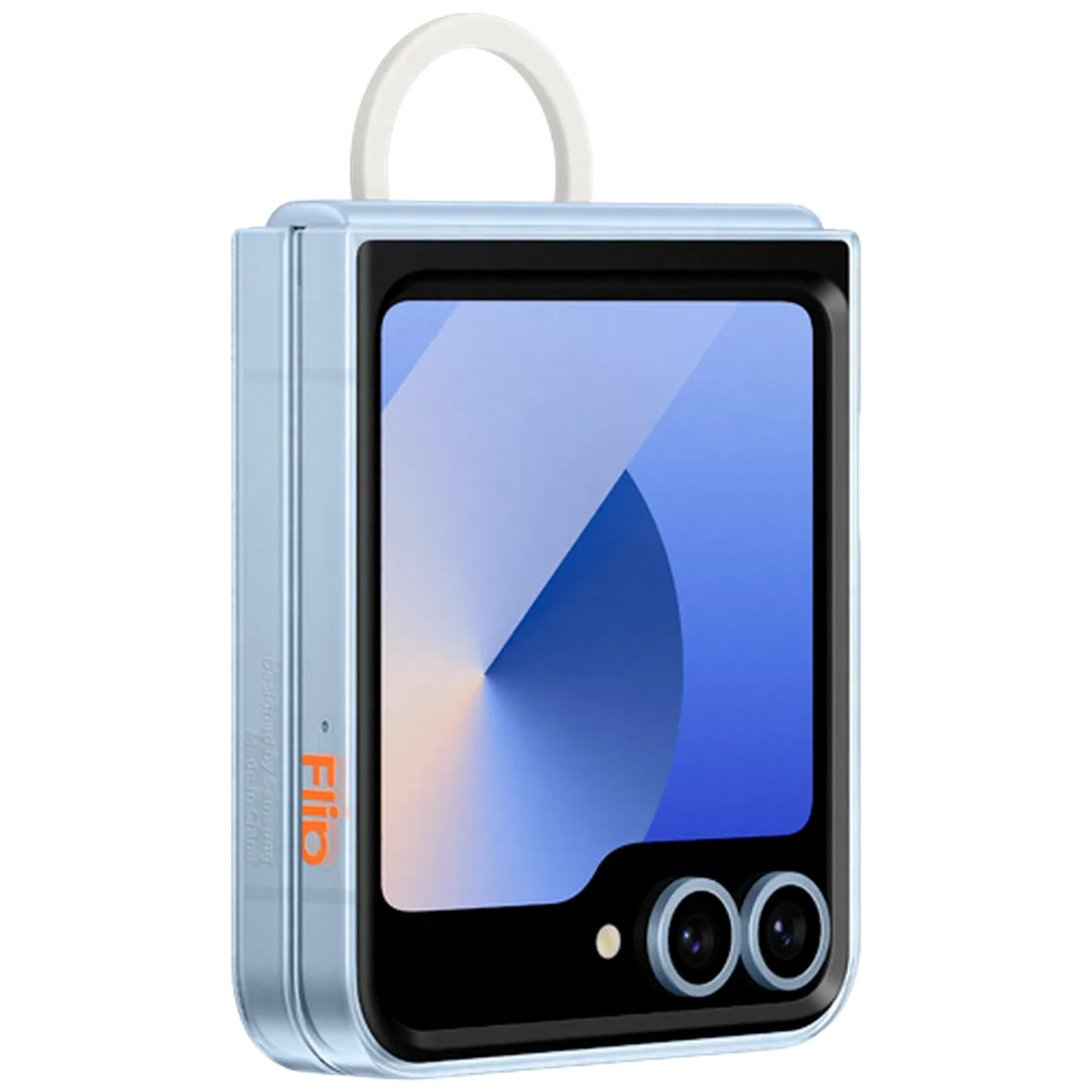 Maskica SAMSUNG TPU Back Cover, s prstenom, za SAMSUNG Galaxy Z Flip 6, prozirna (EF-QF741CTEGWW)