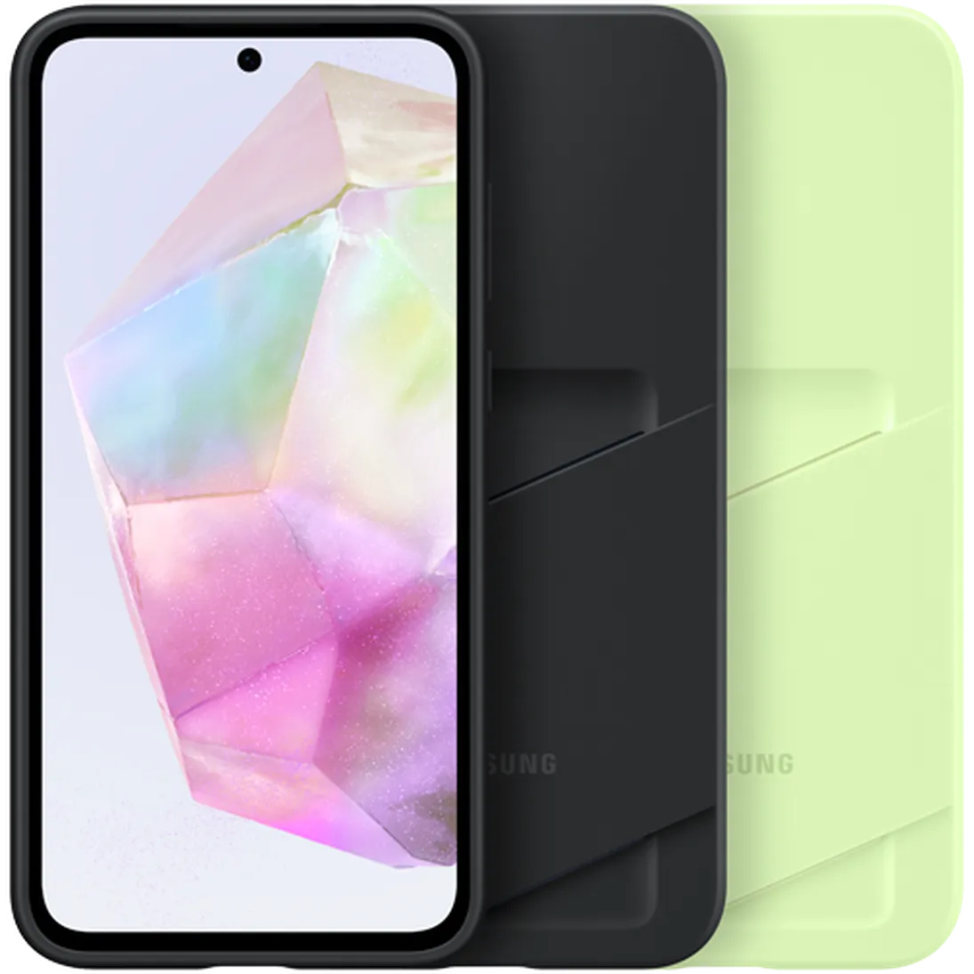Maskica SAMSUNG TPU Card Slot Back Cover za SAMSUNG Galaxy A35 5G, crna