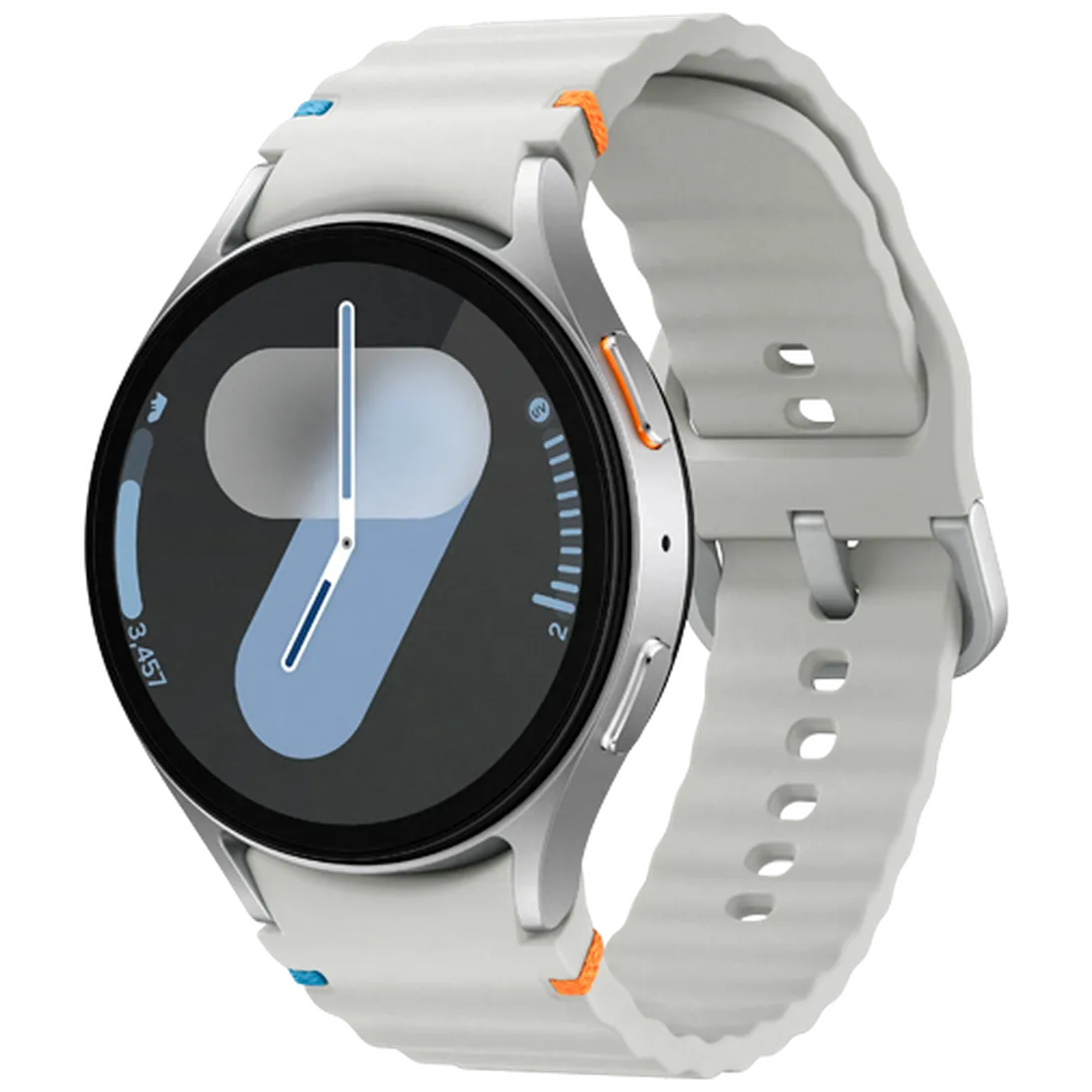 Pametni sat SAMSUNG Galaxy Watch 7 44mm, srebrni (srebrna silikonska narukvica) (SM-L310NZSAEU)