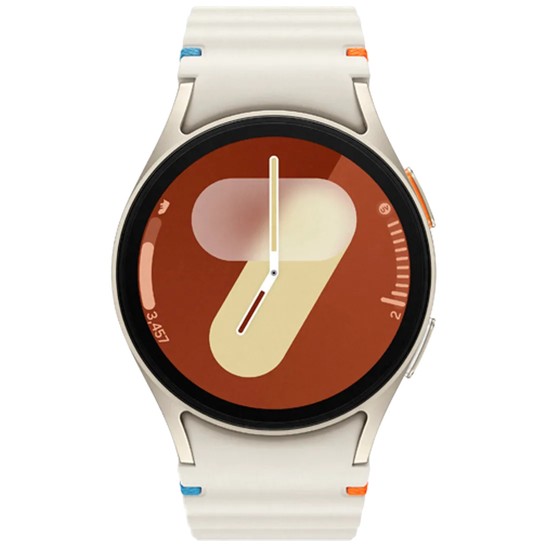 Pametni sat SAMSUNG Galaxy Watch 7 4G 40mm, bež (bijela silikonska narukvica) (SM-L305FZEAEU)