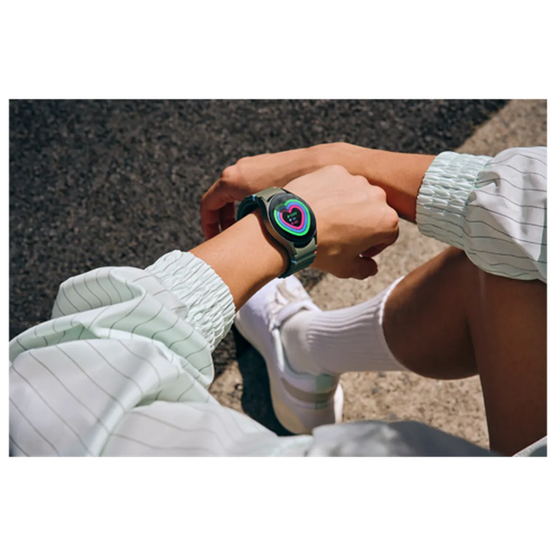 Pametni sat SAMSUNG Galaxy Watch 7 4G 40mm, zeleni (zelena silikonska narukvica) (SM-L305FZGAEU)