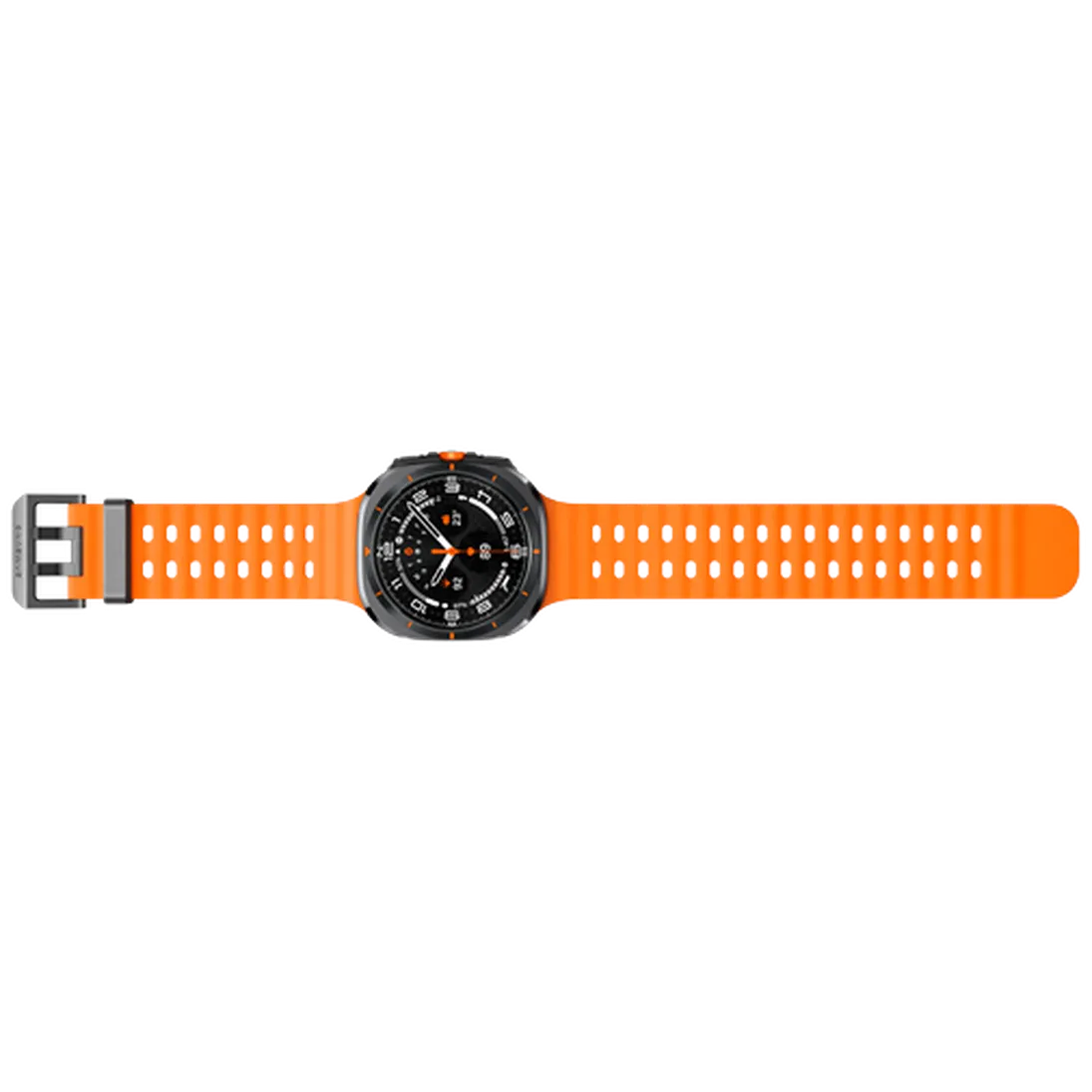Pametni sat SAMSUNG Galaxy Watch Ultra Titanium, sivi (narančasta silikonska narukvica) (SM-L705FDAAEU)
