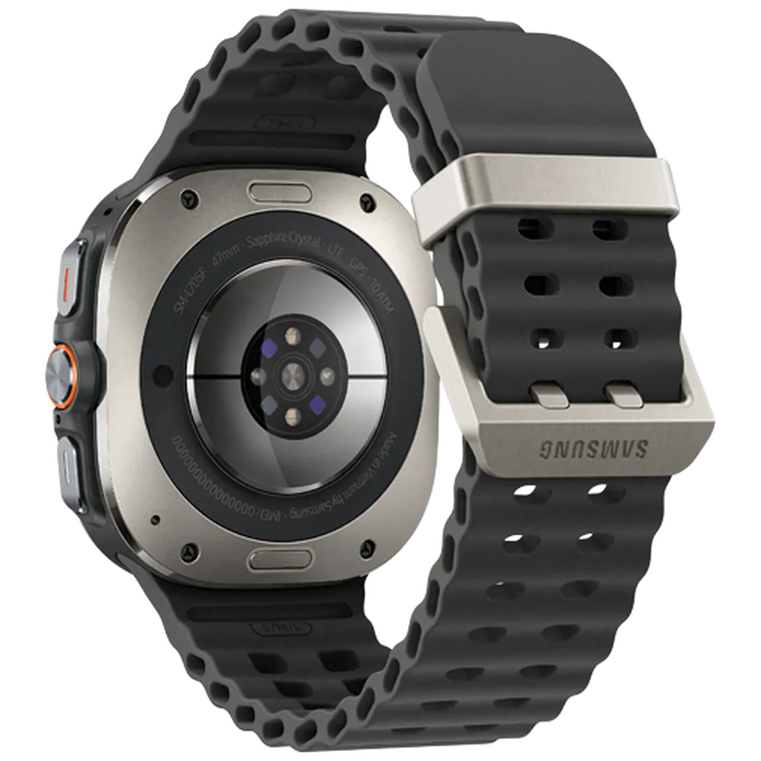 Pametni sat SAMSUNG Galaxy Watch Ultra Titanium, srebrni (siva silikonska narukvica) (SM-L705FZTAEU)