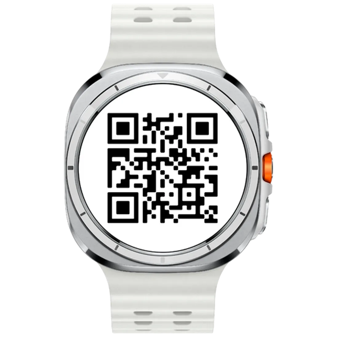 Pametni sat SAMSUNG Galaxy Watch Ultra Titanium, bijeli (bijela silikonska narukvica) (SM-L705FZWAEU)