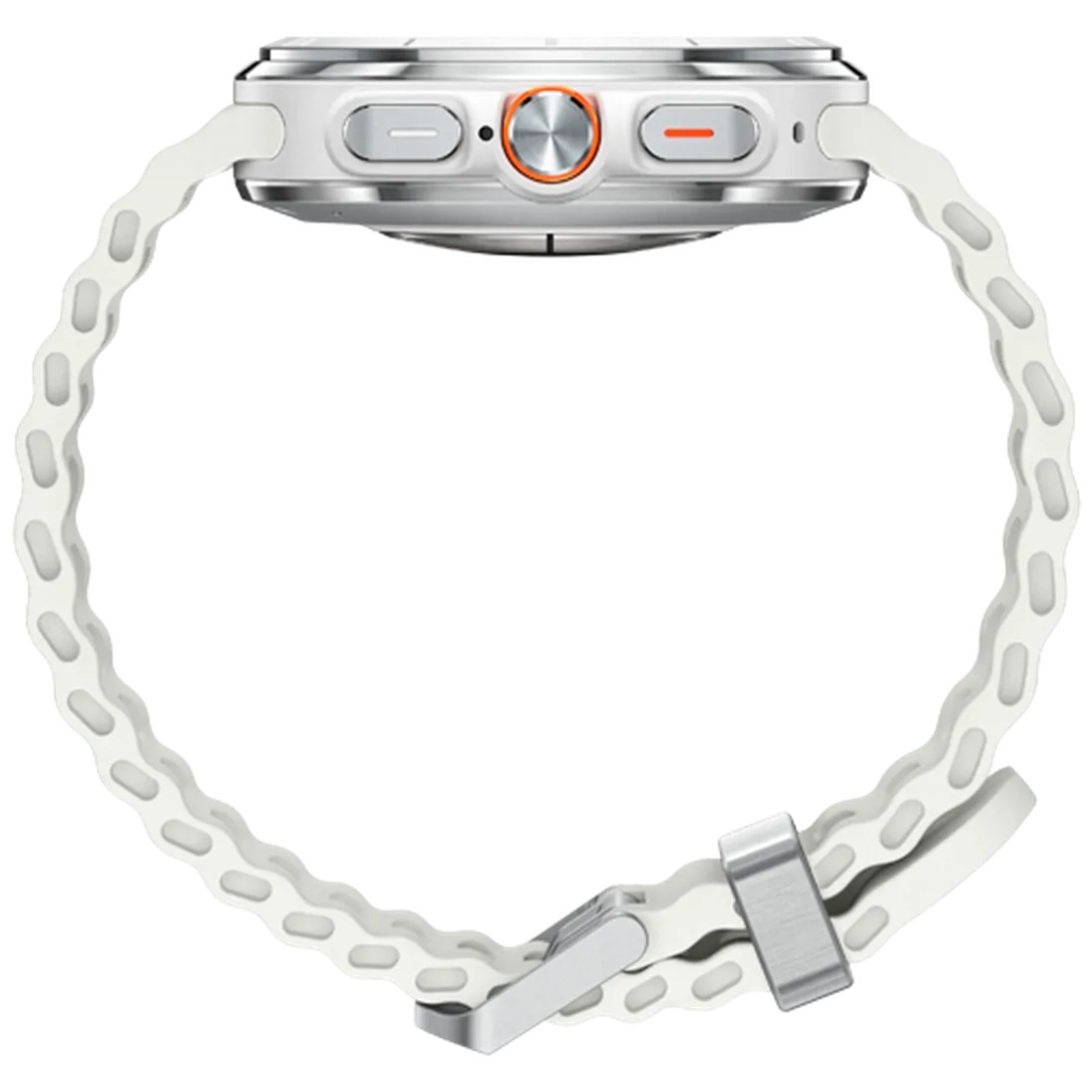 Pametni sat SAMSUNG Galaxy Watch Ultra Titanium, bijeli (bijela silikonska narukvica) (SM-L705FZWAEU)