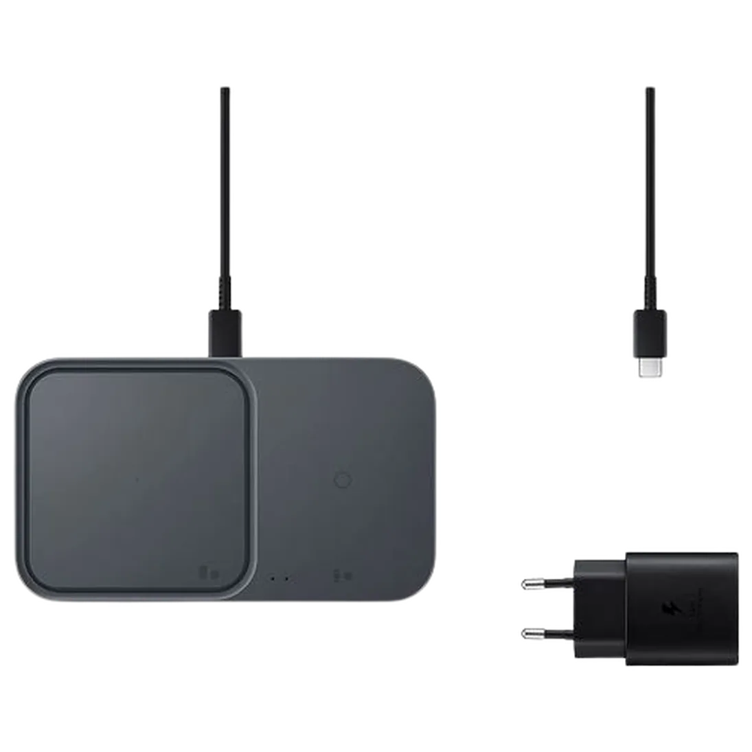 Punjač SAMSUNG EP-P5400 Dual Wireless Charger 15W, s adapterom, crni (EP-P5400TBEGEU)