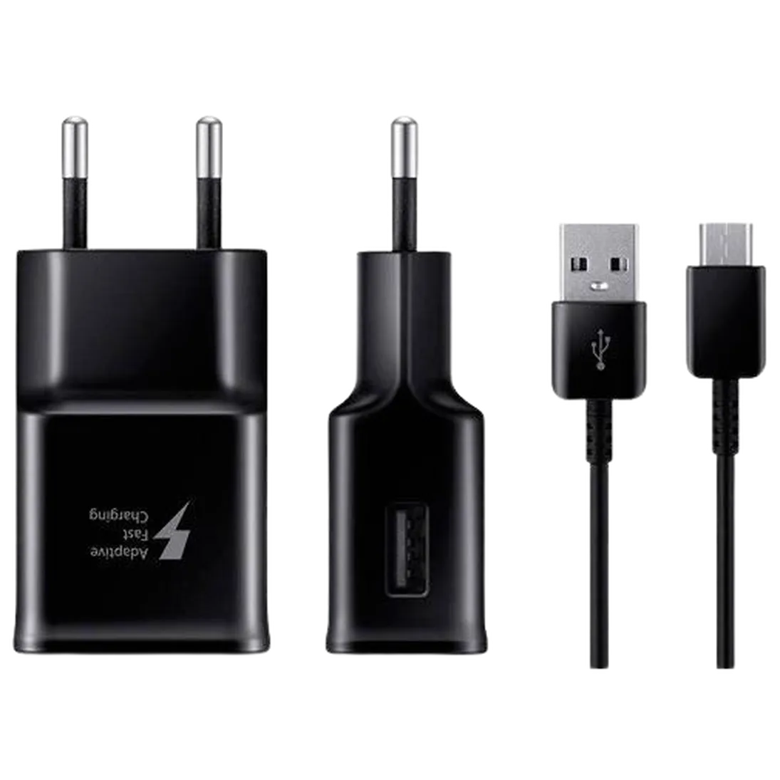 Punjač SAMSUNG USB Quick Charger + Micro-USB-Cable EP-TA20, crni (EP-TA20EBEUGWW)