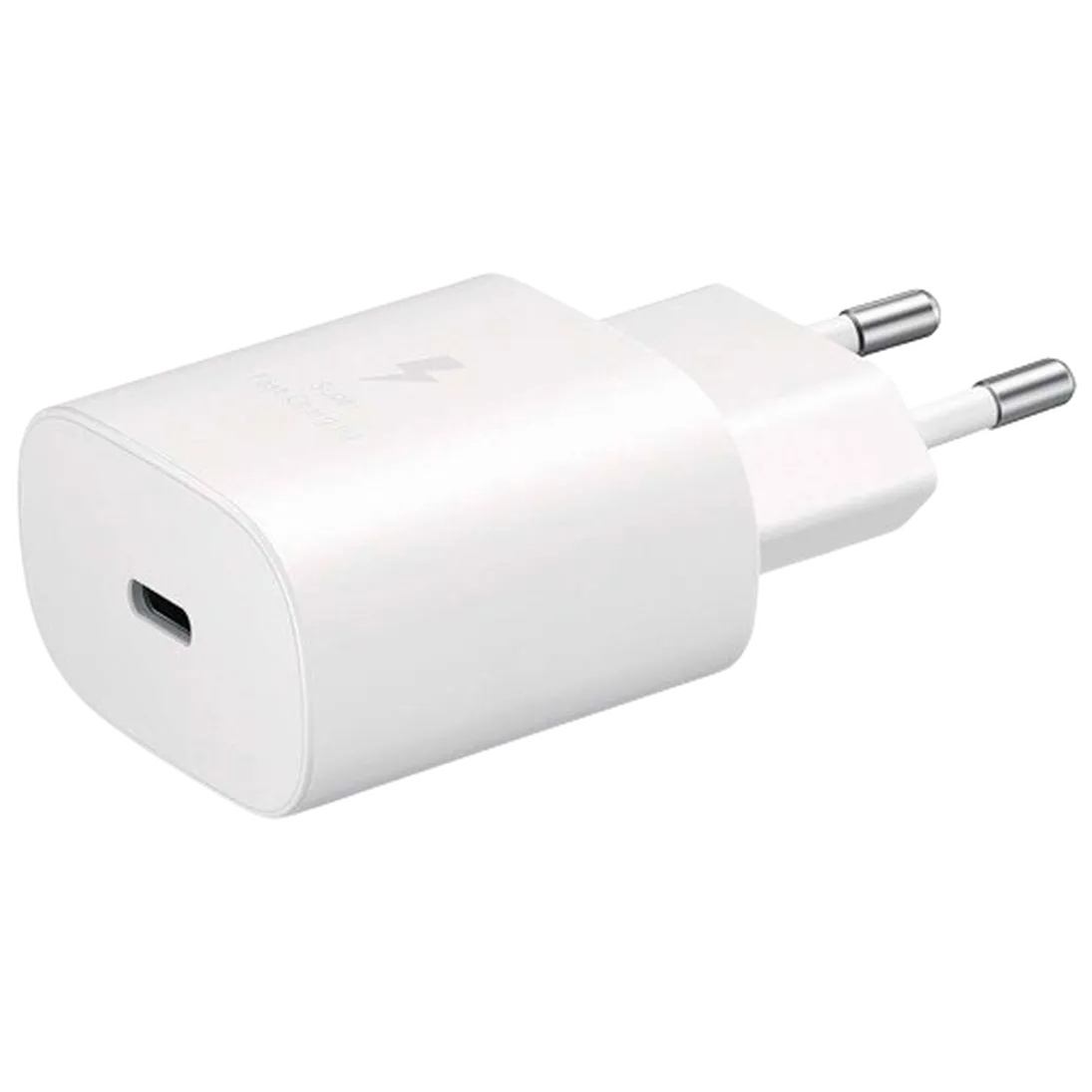 Punjač SAMSUNG USB-C Quick Charger 25W + USB-C Cable EP-TA800, bijeli (EP-TA800XWEGWW)