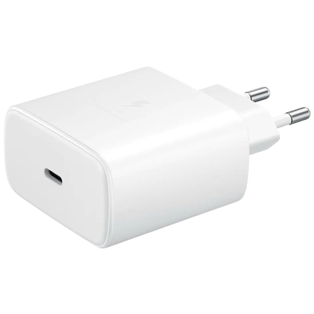 Punjač SAMSUNG USB-C Quick Charger 45W + USB-C Cable EP-TA845, bijeli (EP-TA845XWEGWW)