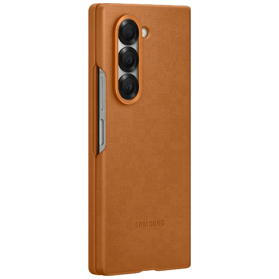 Maskica SAMSUNG Pu-Leather Back Cover za SAMSUNG Galaxy Z Fold 6, smeđa (EF-VF956PAEGWW)