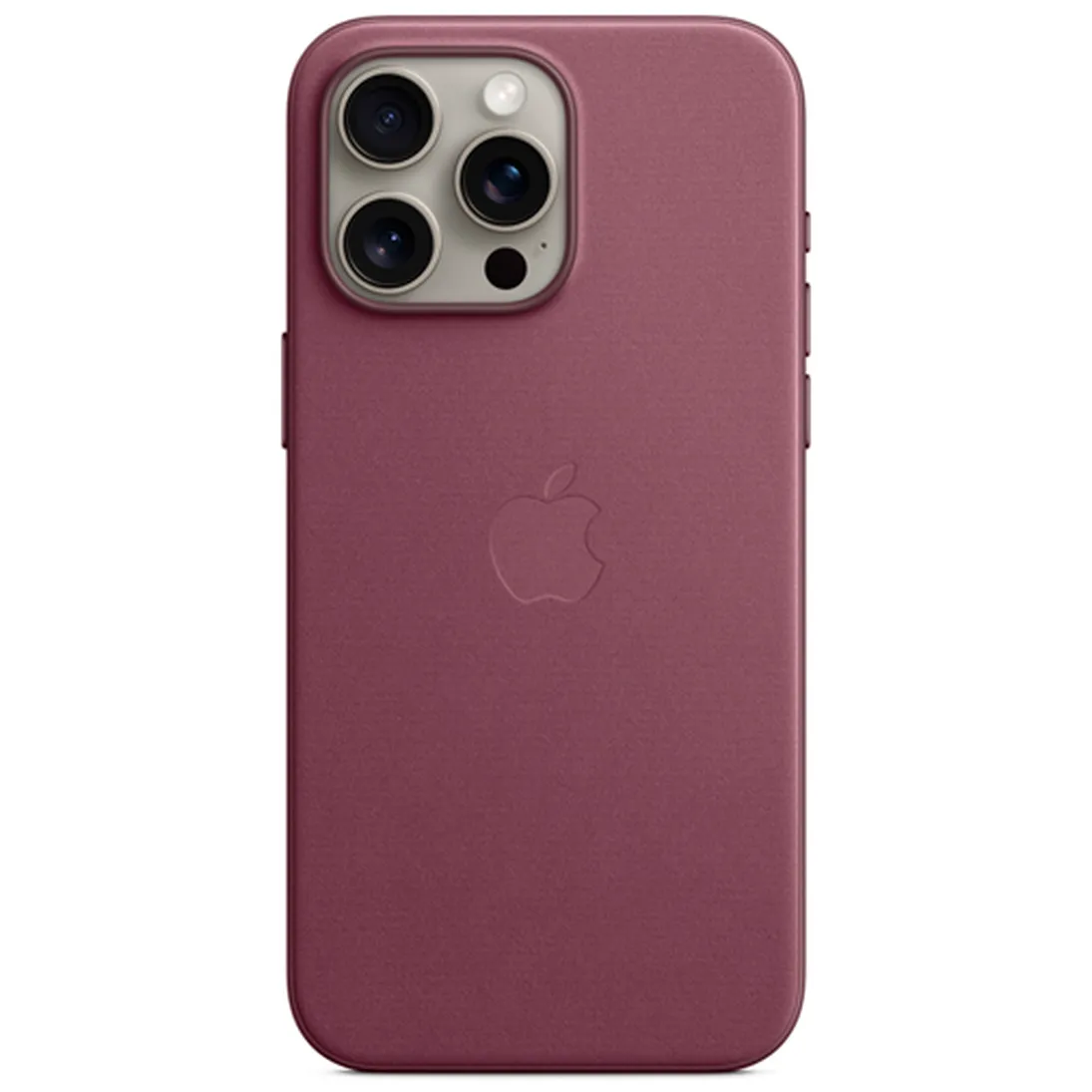 Maskica APPLE MagSafe Textile Back Cover za APPLE iPhone 15 Pro Max, ljubičasta (MT4X3)