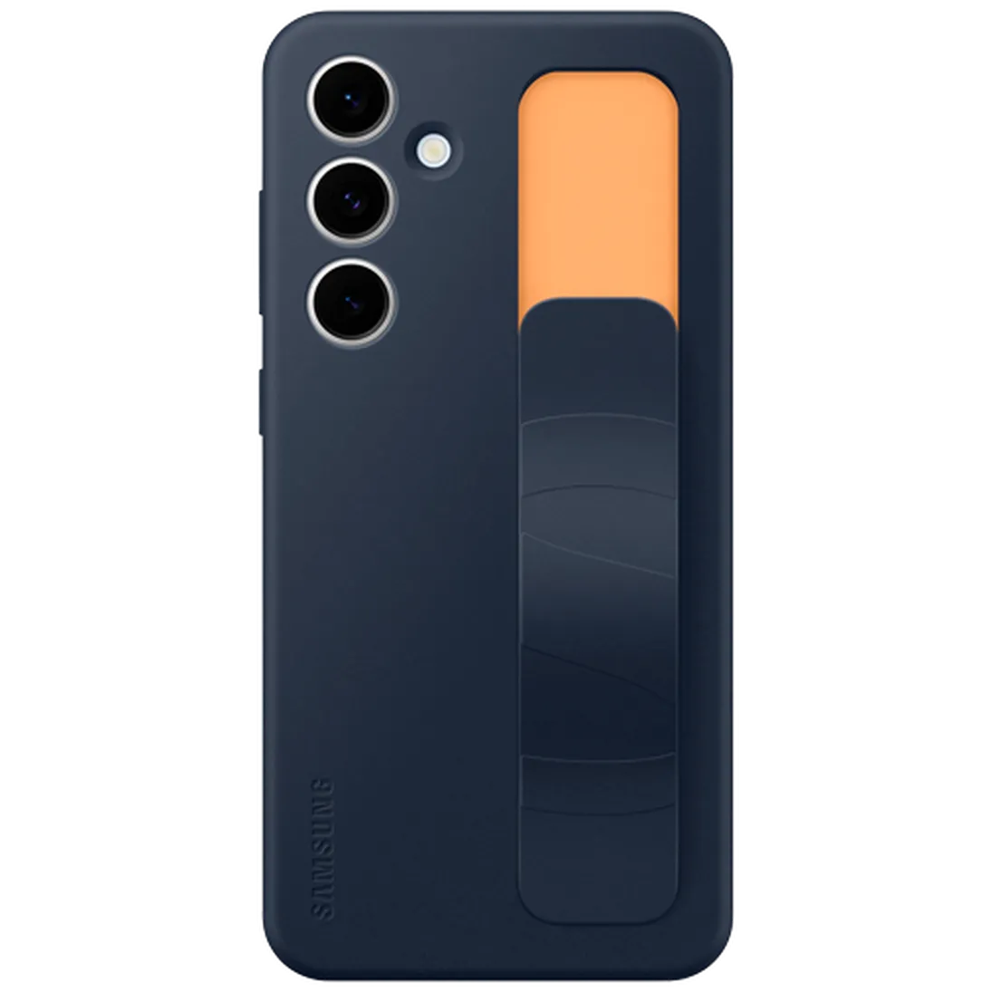 Maskica SAMSUNG Standing Grip Silicone Back Cover za SAMSUNG Galaxy S24 FE, tamno plava (EF-GS721CNEGWW)