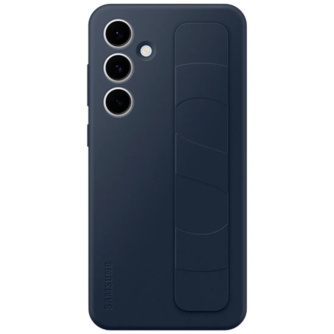 Maskica SAMSUNG Standing Grip Silicone Back Cover za SAMSUNG Galaxy S24 FE, tamno plava (EF-GS721CNEGWW)