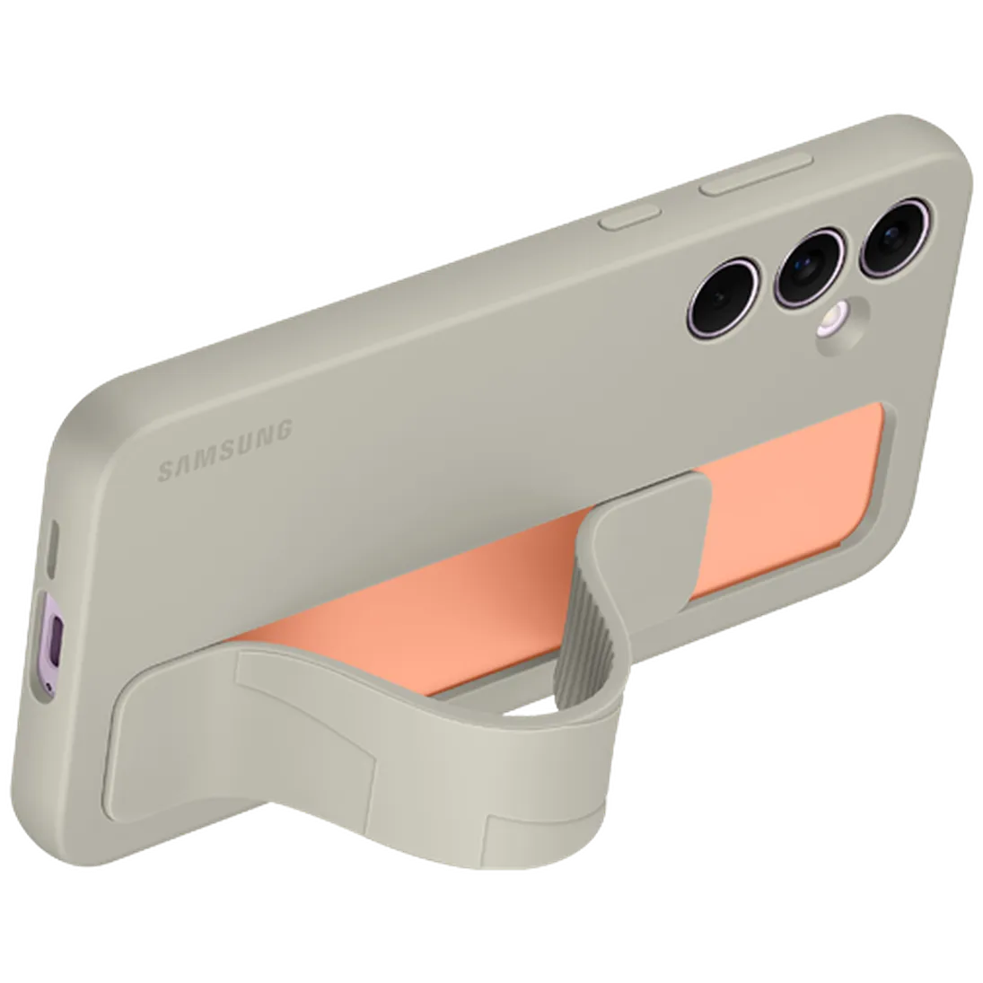 Maskica SAMSUNG Standing Silicone Back Cover za SAMSUNG Galaxy A55 5G, siva (EF-GA556TJEGWW)